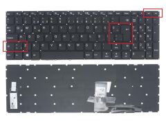 Lenovo uyumlu 80SY026ATX V310 80SY02PETX Notebook Klavyesi, Laptop Tuş Takımı (Siyah TR)