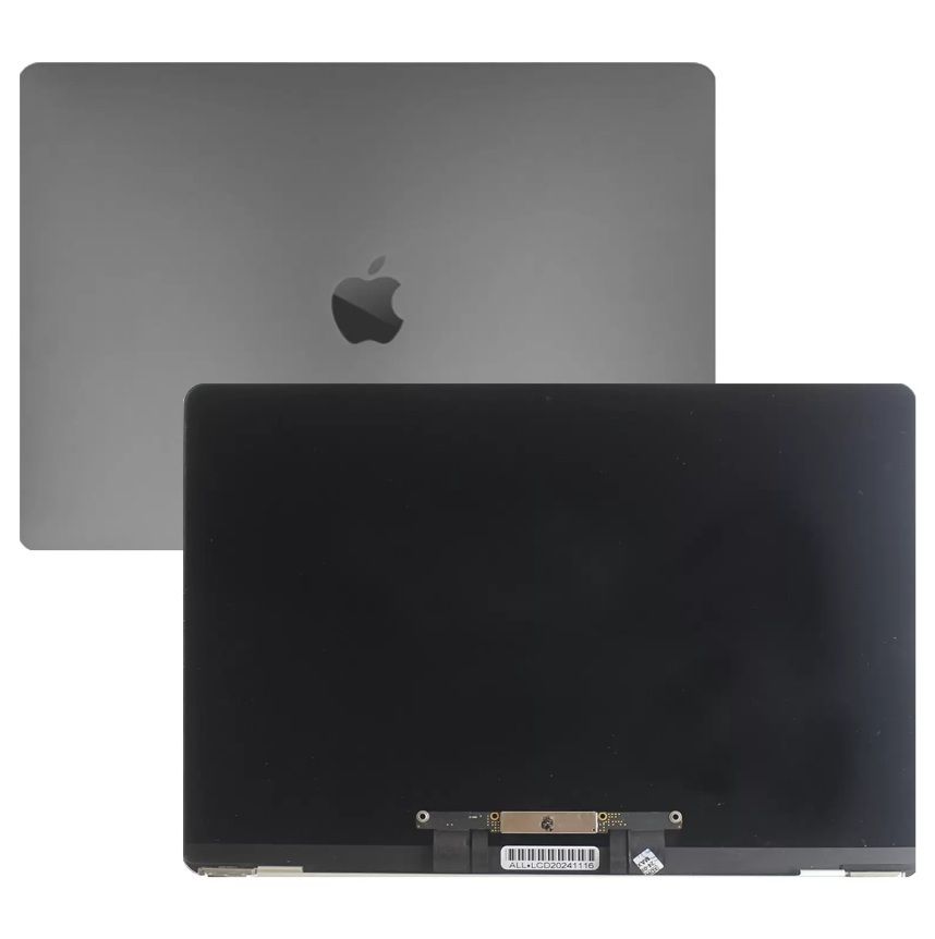 Apple Uyumlu MacBook Air A1932 EMC 3184 MRE82 Notebook Lcd Ekran - Panel / Full Set (Uzay Gray)