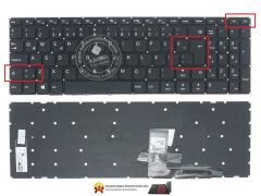 Lenovo uyumlu V310-15ABR Notebook Klavyesi, Laptop Tuş Takımı (Siyah TR)