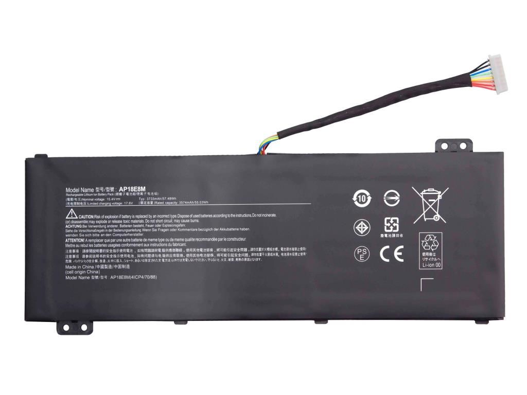 Acer Nitro A715-74G, A715-74G-50U5 Batarya, Pil