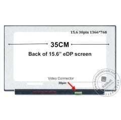 Casper Nirvana S500.1021-AD00T-S Notebook Lcd Ekran, Panel HD 1366*768P Ver.1