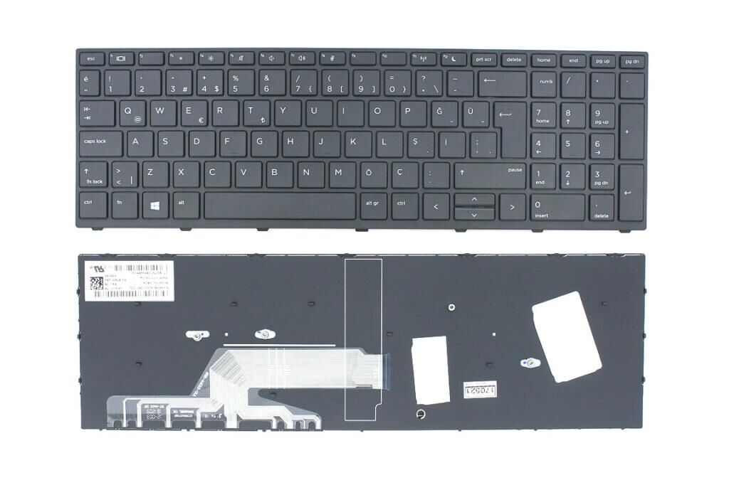 NSK-XK0SQ 9Z.NEFSQ.00G HP Notebook Klavyesi, Laptop Tuş Takımı (Siyah TR)