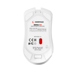 Rampage NOVA M4 Kablosuz/Kablolu Beyaz RGB Ledli Şarjlı Gaming Oyuncu Mouse