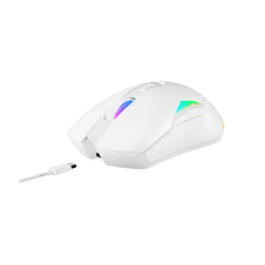 Rampage NOVA M4 Kablosuz/Kablolu Beyaz RGB Ledli Şarjlı Gaming Oyuncu Mouse