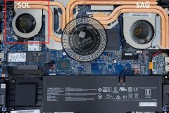 MSI Katana GF76 11UC-638TRuyumlu Notebook Gpu, Vga, Ekran Kartı Fanı / Sol (msi)