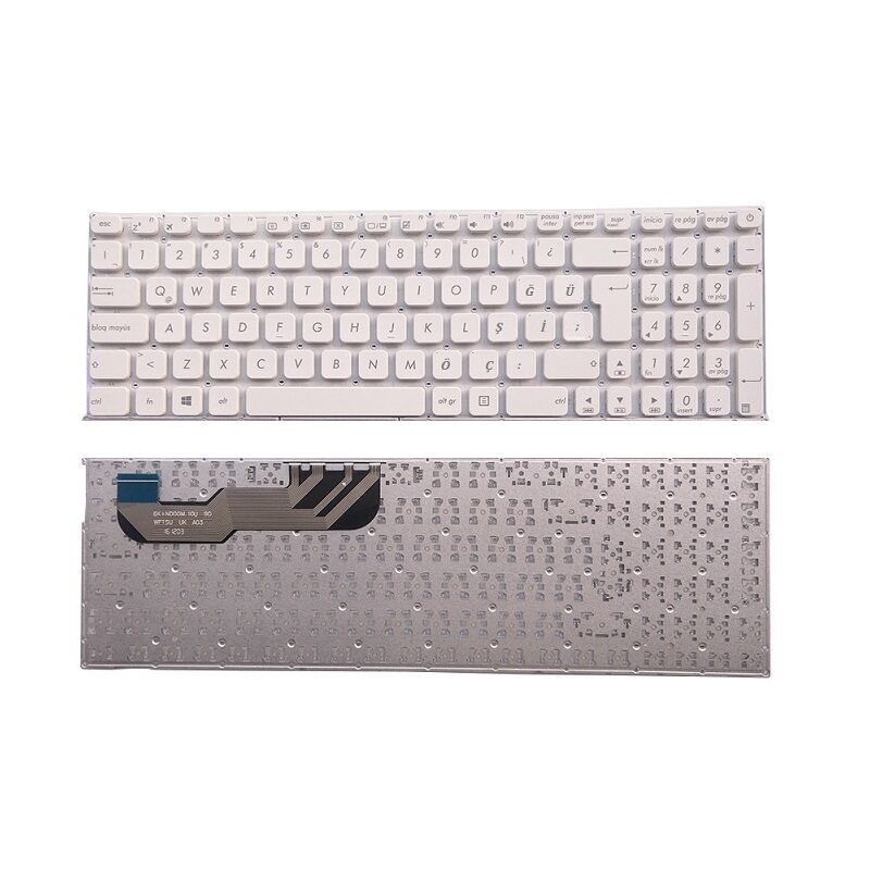 Asus F541UV, F541UV-XX101T Notebook Klavye (Beyaz TR)