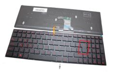 Asus G501J Notebook Klavyesi - Siyah - TR - Işıklı - Büyük Enter