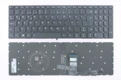 Lenovo uyumlu 80SR0085TX, 80SR0086TX Notebook Klavyesi, Laptop Tuş Takımı (Siyah TR) ışıklı