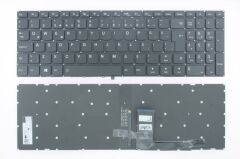 Lenovo uyumlu 80SR00JHTX Notebook Klavyesi, Laptop Tuş Takımı (Siyah TR) ışıklı