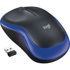 Logitech M185 Kablosuz Mouse Siyah - Mavi 910-002236