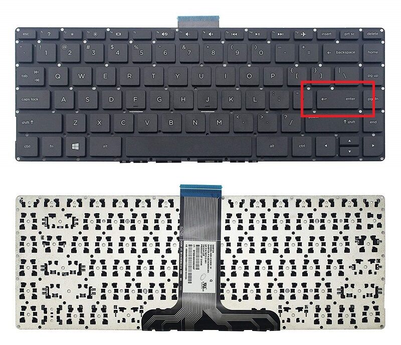 HP Stream 14-ax007nt (2EQ04EA) Notebook Klavye (Siyah TR) Ver.2