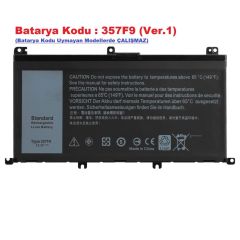 Dell inspiron P65F P65F001 15 357F9 Notebook Bataryası, Pili