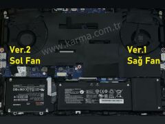 Casper Excalibur G900.1180-DQ80A-B Notebook GPU Fanı (Ver.2 Sol)