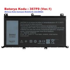 Dell inspiron P57F P57F001 P57F002 P57F003 P57F004 Bataryası Pil