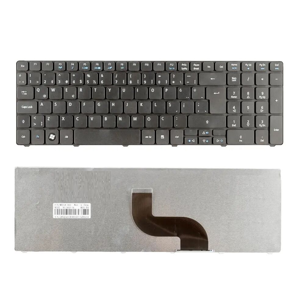Acer 7735, 7735G, 7735Z, 7735ZG Notebook Klavyesi Siyah TR