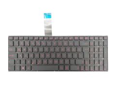 Asus X550Z X550ZE-XO023H Klavyesi - Siyah - Kırmızı Harfli
