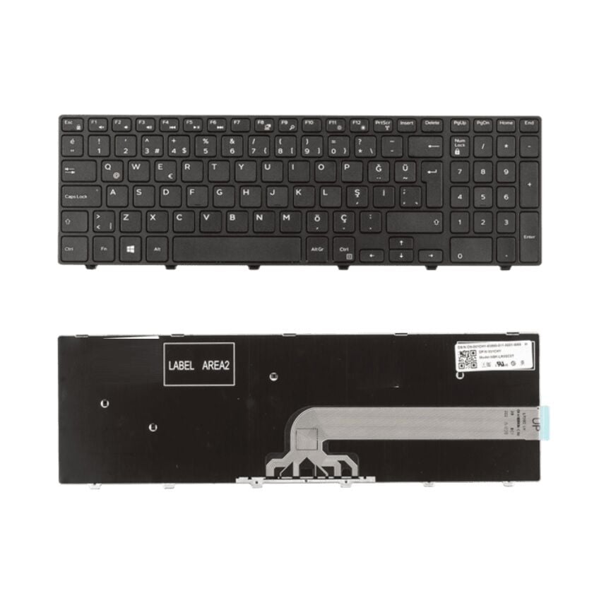 Dell inspiron 3576, 15-3576 Notebook Klavyesi - Tuş Takımı (Siyah TR)