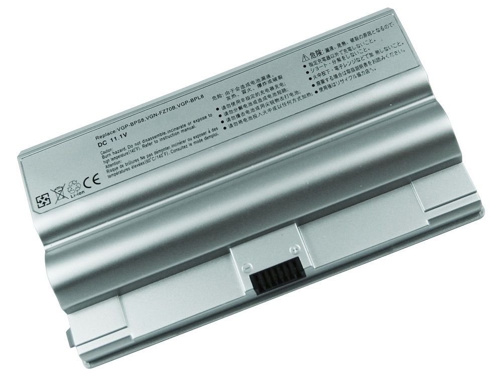 Sony VGN-FZ285U, PCG-394L Batarya Pil Gri