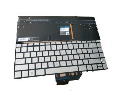 Hp Spectre x360 13-w001nt X9Y65EA Klavye Işıklı (Gümüş - Gri TR)