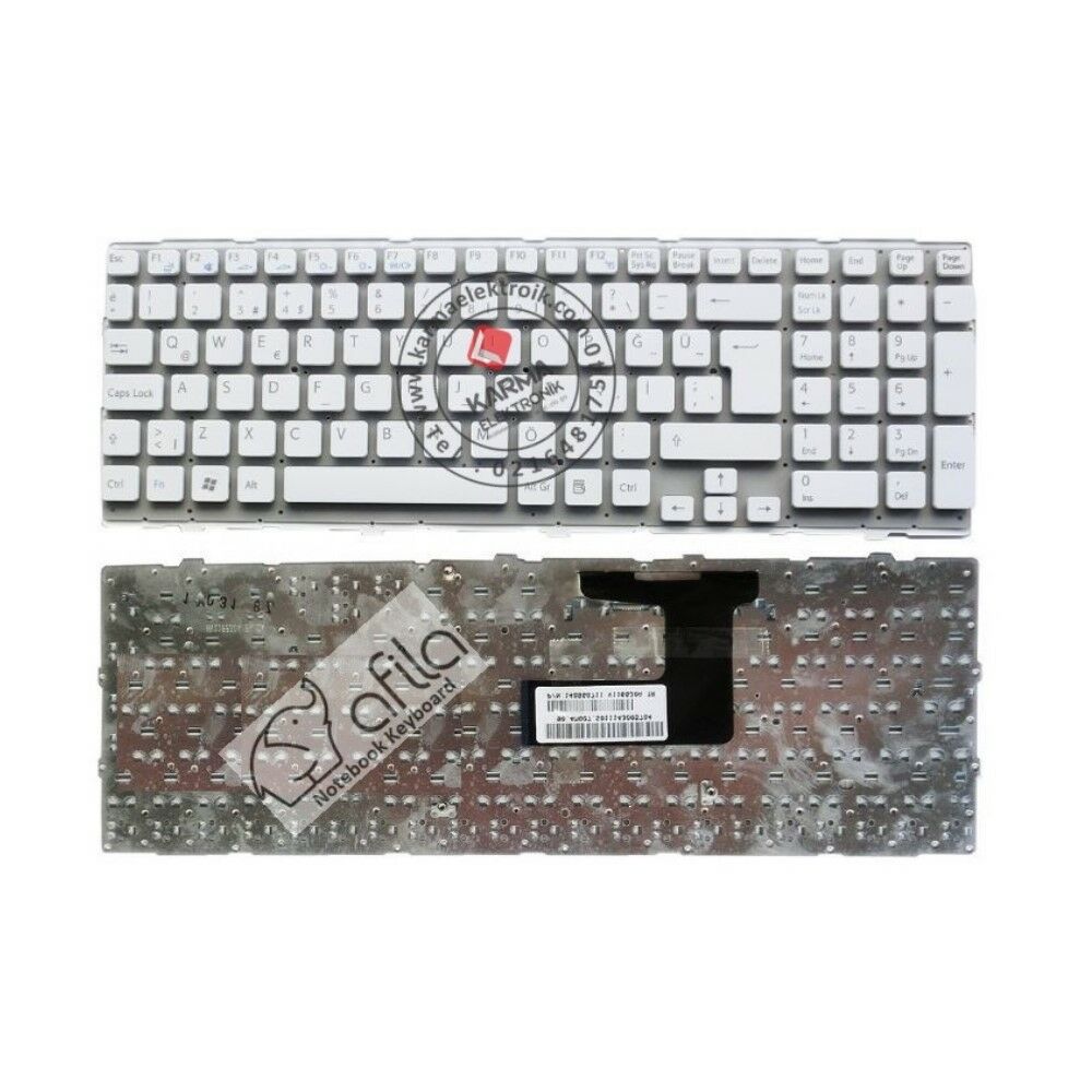 Sony VAIO VPC-EH2P1E VPC-EH2P1E/B Notebook Klavyesi - Beyaz - TR