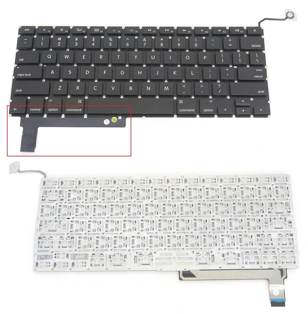 Apple MacBook Pro A1286 (2009 2010 2011 2012 Yılı) Notebook Klavyesi US (K.Enter) / KL0598XKE