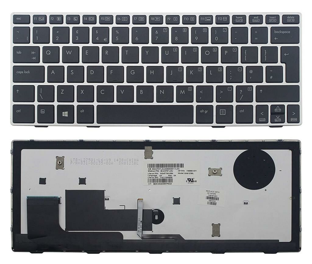 Hp Elitebook Revolve 810 G1 Notebook Klavye / TR - Işıklı