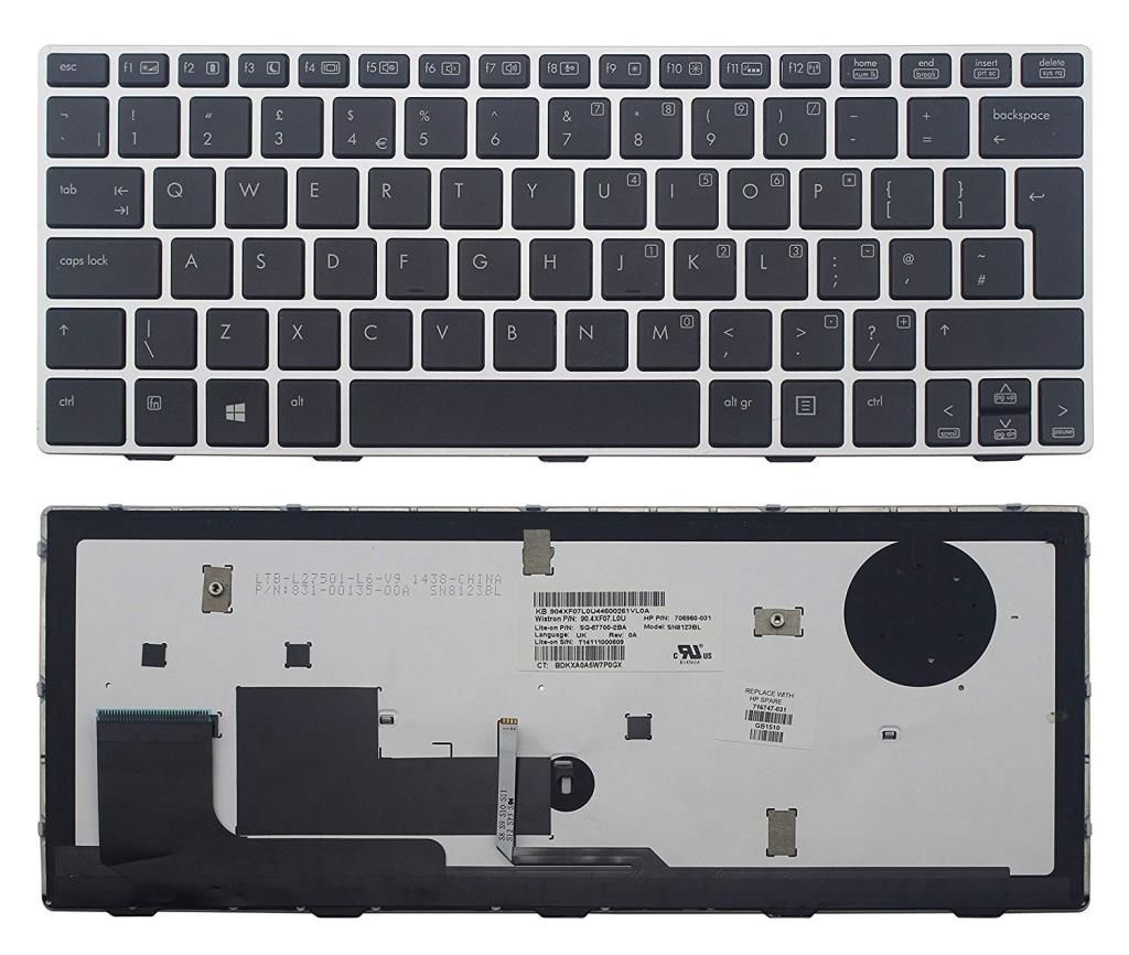 Hp Elitebook Revolve 810 G2 Notebook Klavye / TR - Işıklı