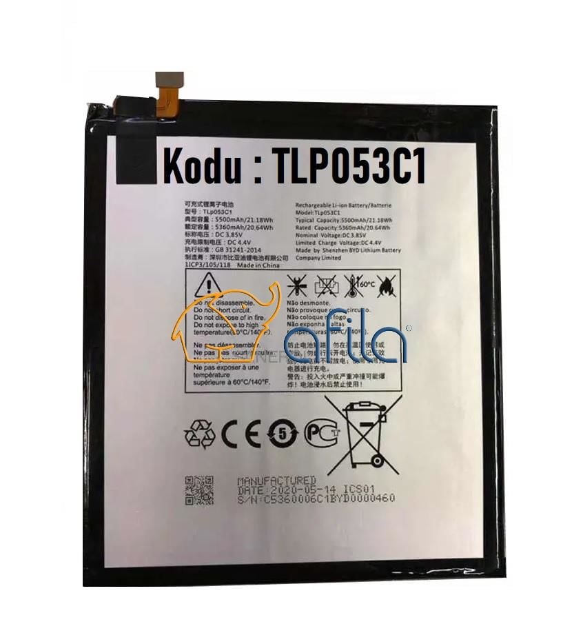TLp053C1 Tablet Bataryası, Pili