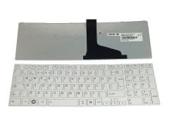 Toshiba C855-1QP, PSCBWE-01200KTE Notebook Klavyesi (Beyaz TR)