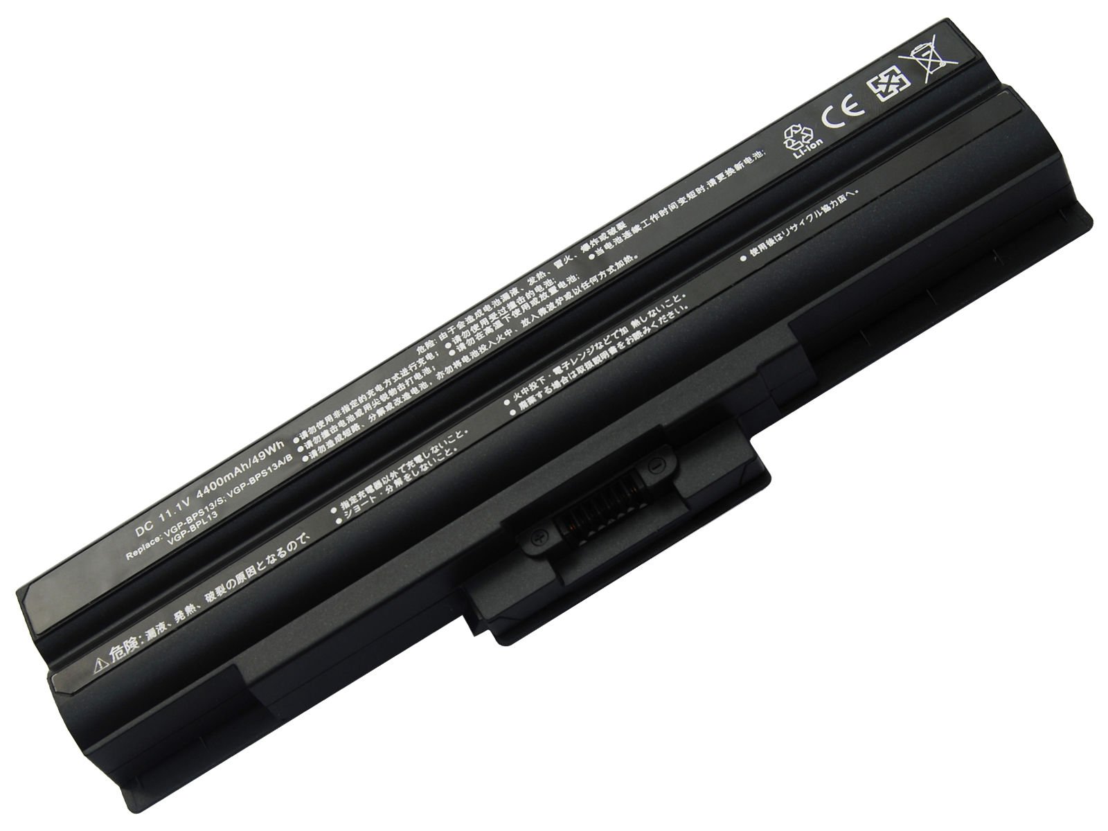Sony VGN-SR390NAB VGN-SR39D/Q Notebook Bataryası Pili/Siyah