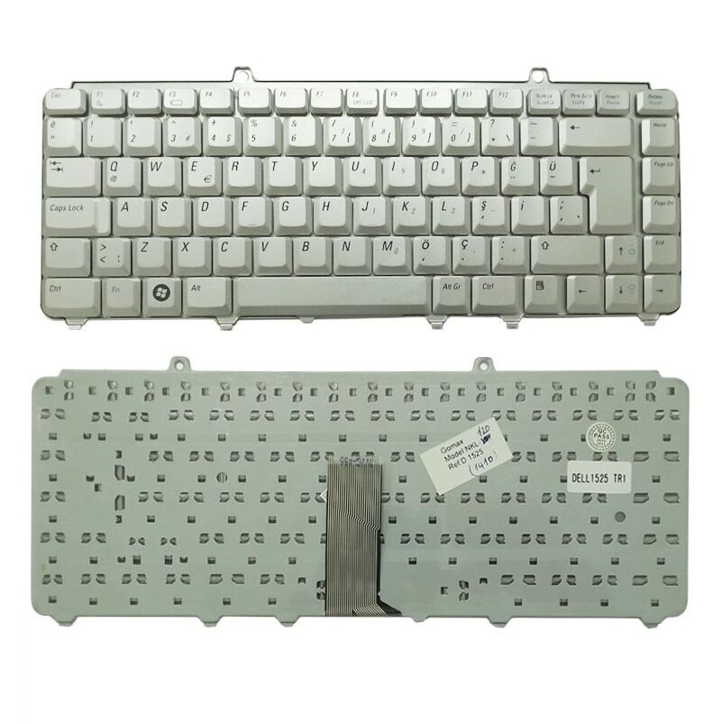 Dell XPS M1330 M1530 Notebook Klavyesi Gri TR