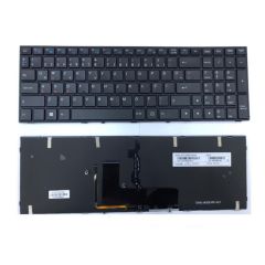 Monster Abra A7 V6.1.3 uyumlu Notebook Klavyesi, Laptop Tuş Takımı (Siyah TR) ışıklı
