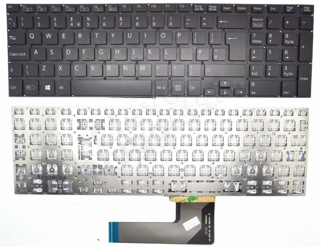 Sony Vaio SVF15 SVF15A SVF15E Notebook Klavyesi - Siyah - TR