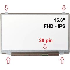 Asus G501JW-FI201H, G501JW-FI216H Notebook Lcd Ekran, Panel IPS