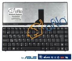 Asus X42Ja, X42Jb, X42Jc, X42Je, X42Jk, X42Jp, X42Jr Notebook Klavyesi, Tuş Takımı Siyah TR