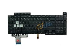Asus ROG Strix G17 G713PI-LL102 uyumlu Notebook Klavyesi (Siyah TR) ışıklı - Ver.1 - 4-Zone RGB