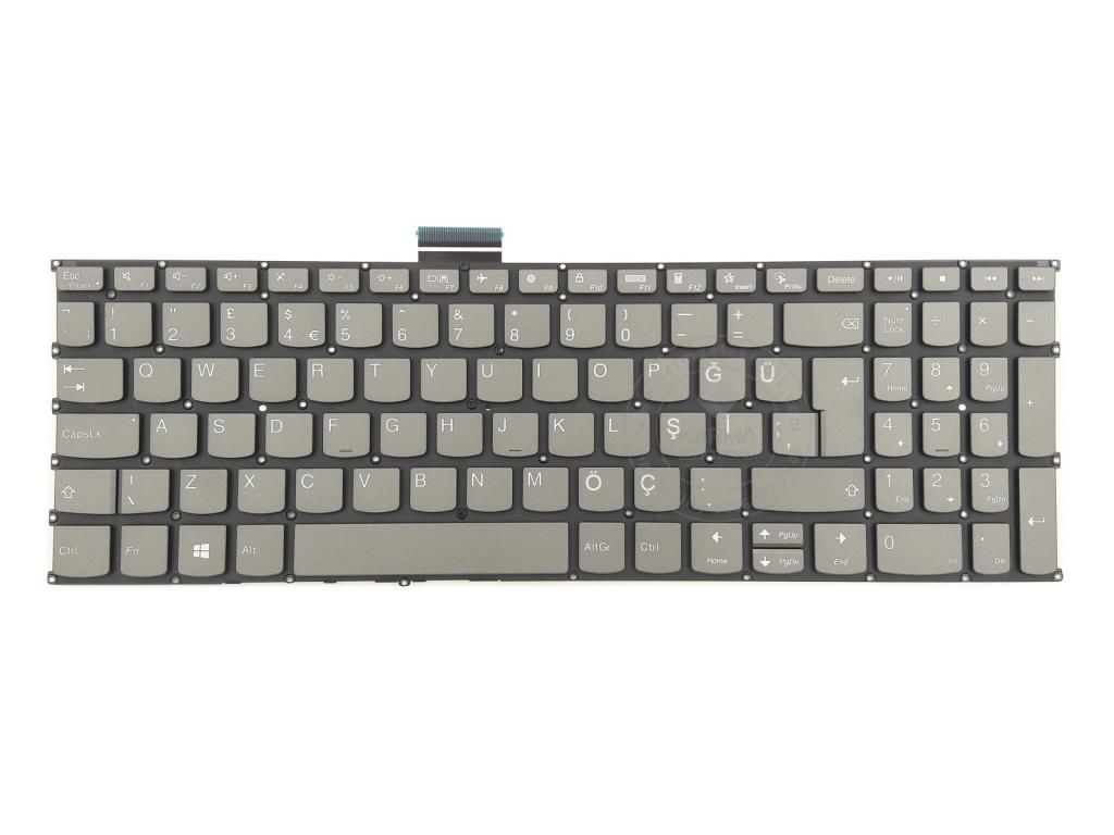 Lenovo ideaPad 82KU002BFR, 82KU002FFR Notebook Klavyesi (Koyu Gri TR)
