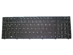 Monster Abra A5 V21.7.3 Uyumlu Notebook Klavyesi, Laptop Tuş Takımı (Siyah TR) RGB ışıklı