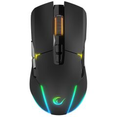 Rampage NOVA M4 Kablosuz Siyah RGB Ledli Şarjlı Gaming Oyuncu Mouse