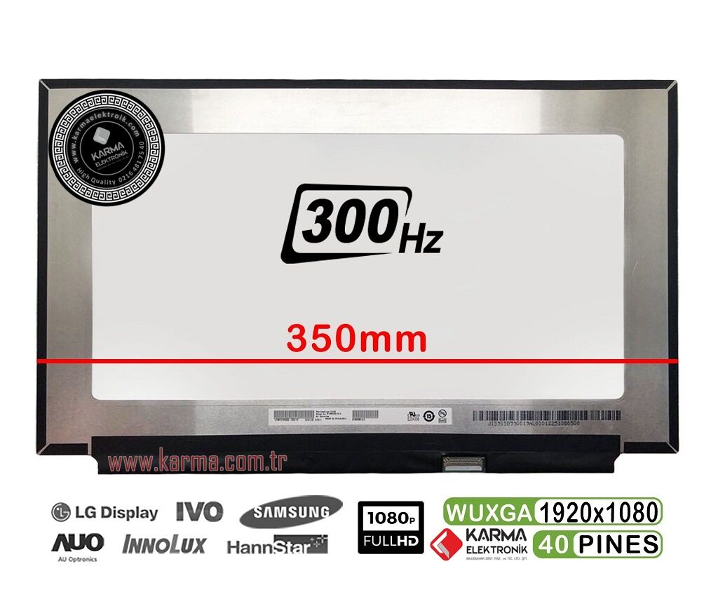 MSI Cyborg 15 A13VEA56-1252XTRA56 Uyumlu Lcd Ekran, Panel / Ver.3 165Hz-360Hz