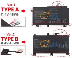 Asus G531GU-AL311T uyumlu Notebook Bataryası, Pili (Ver.1)