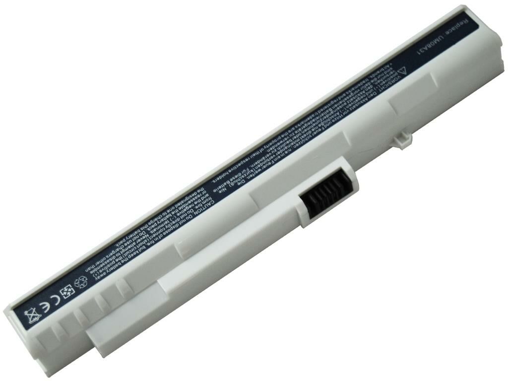 Acer UM08B71 UM08B72 UM08B73 Notebook Bataryası - Beyaz - 3 Cell