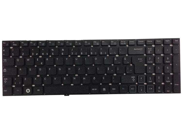 Samsung BA59-02942E, CNBA5902942E Notebook Klavyesi, Laprop Tuş Takımı Siyah TR