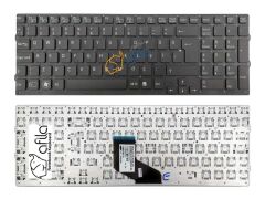 Sony Vaio VPC-F22JFX, VPC-F22JFX/B, VPC-F22KFX, VPC-F22KFX/B Klavye Siyah TR