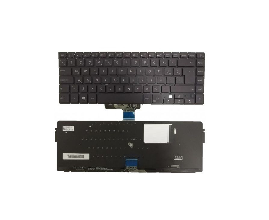 Asus S510UN-BR128T S510UN-BR140T Klavyesi (Siyah TR) Işıklı