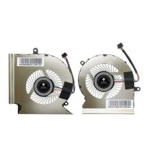 MSI MS-16U4 uyumlu Notebook CPU ve Gpu Fanı Sağ Sol SET (msi)