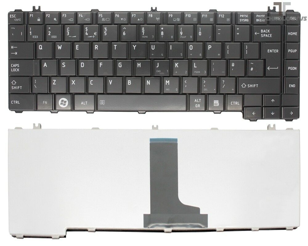 Toshiba C640 C600 C645 C645D Notebook Klavyesi - Siyah - TR