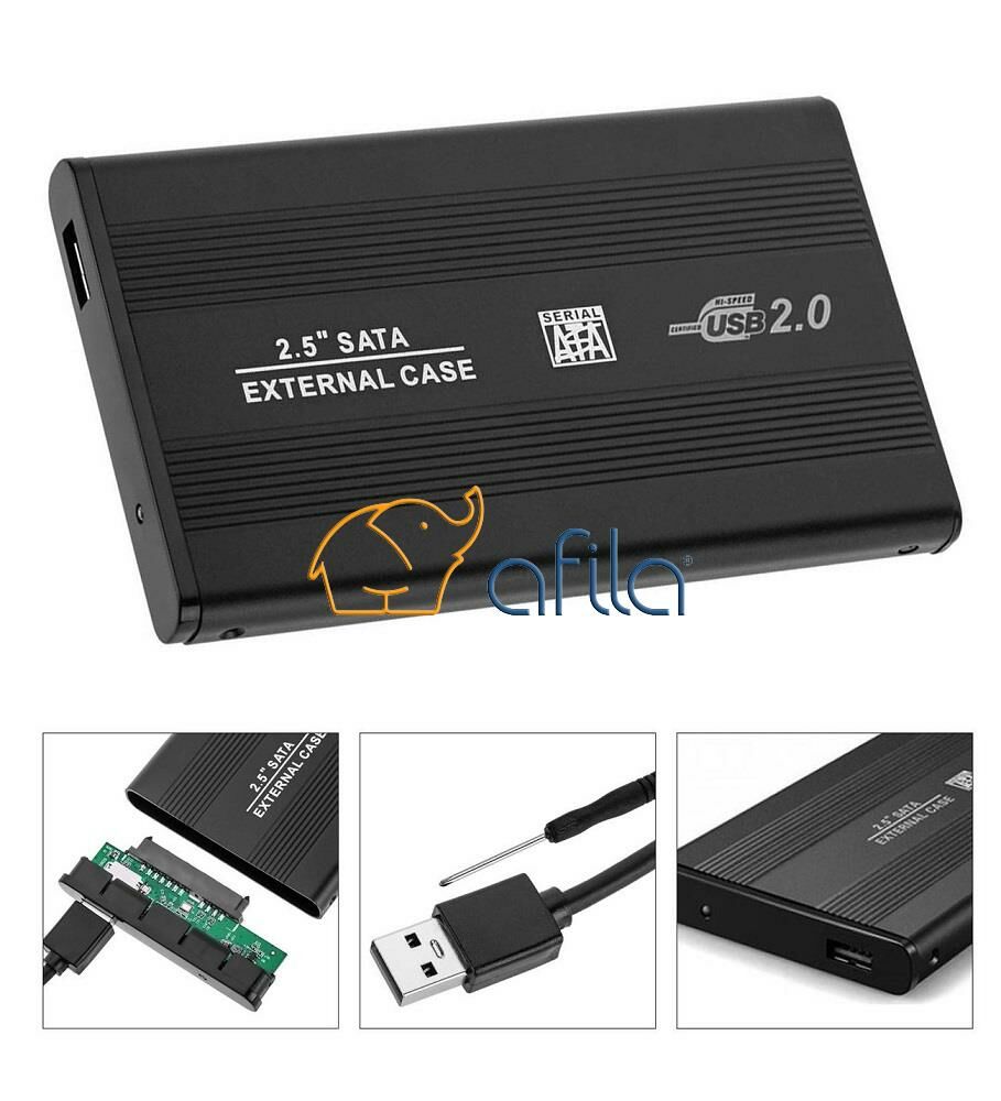 Afila 2.5 USB 2.0 Harici Harddisk HDD Kutusu Sata Disk