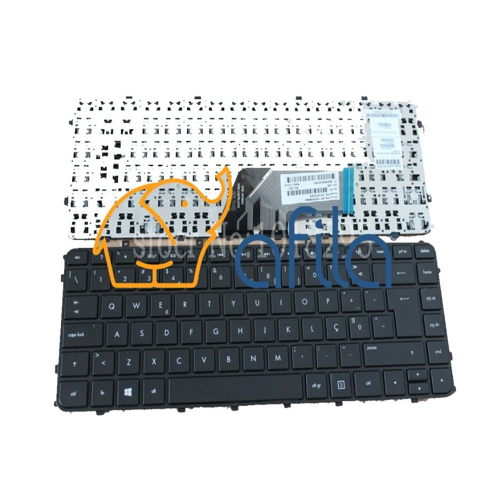 Hp Envy 6-1000 Serisi Notebook Klavye - Siyah - Türkçe Tuş Takımı - Çerçeveli