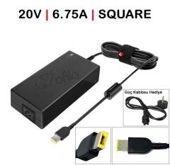 Lenovo ThinkPad 20B6, 20B7, 20BE Adaptör Cihazı, Şarj Aleti (135W) 20V 6.75A